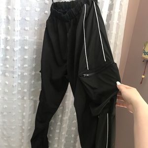 Black joggers
